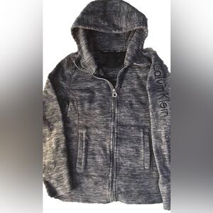 CALVIN KLEIN PERFORMANCE Womens size SMALL CALVIN KLEIN FLEECE HOODIE JACKET